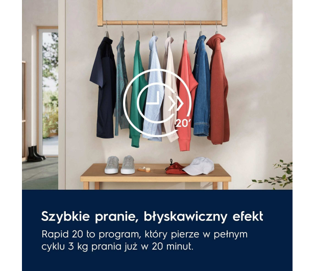ZESTAW Electrolux Suszarka EW6D295GP+Pralka EW6F2492P+Łącznik A1WYHSK2 - 1547370 - zdjęcie 19